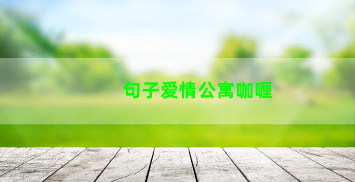 句子爱情公寓咖喱